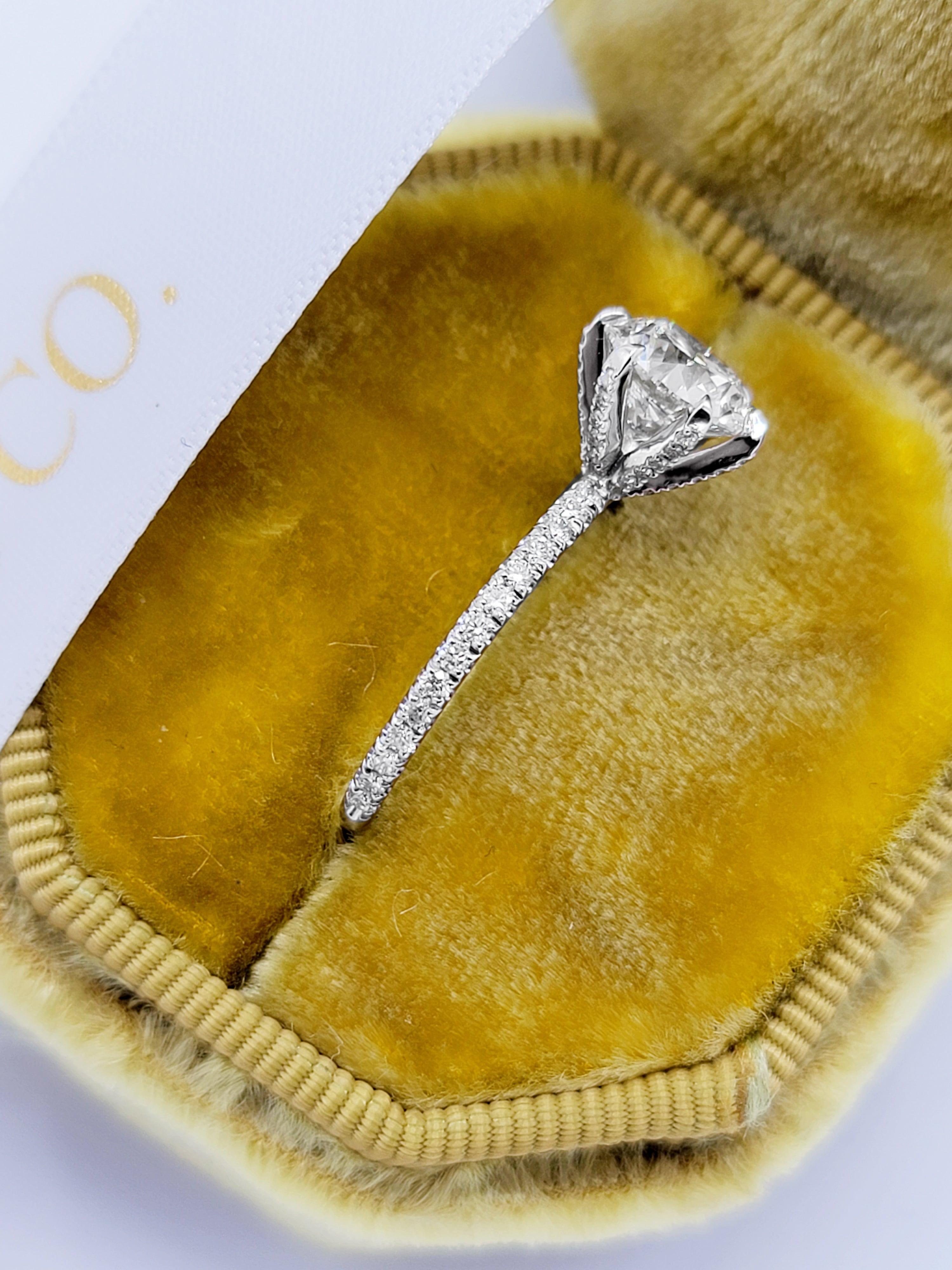 Double Pavé Ring in Yellow Gold with lab grown Diamonds