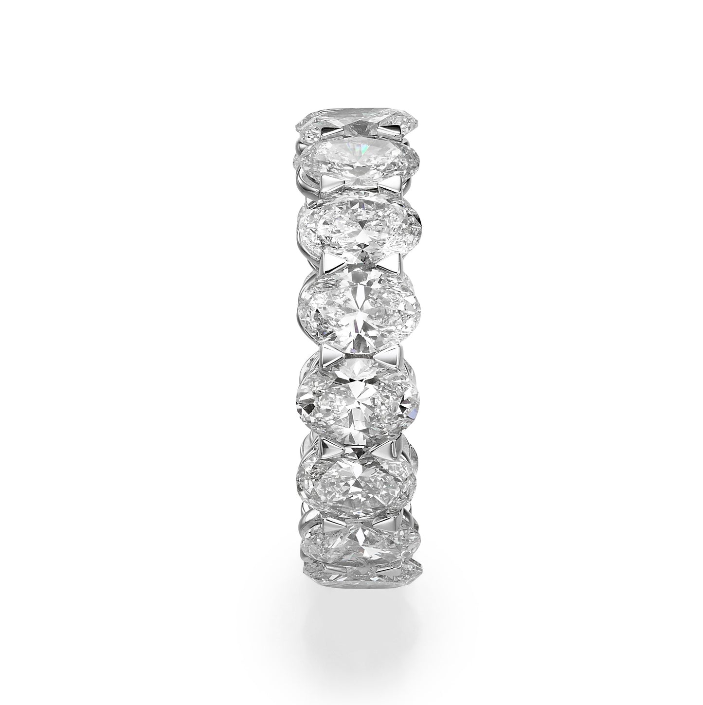 7 ct Oval Cut Diamond Eternity Band