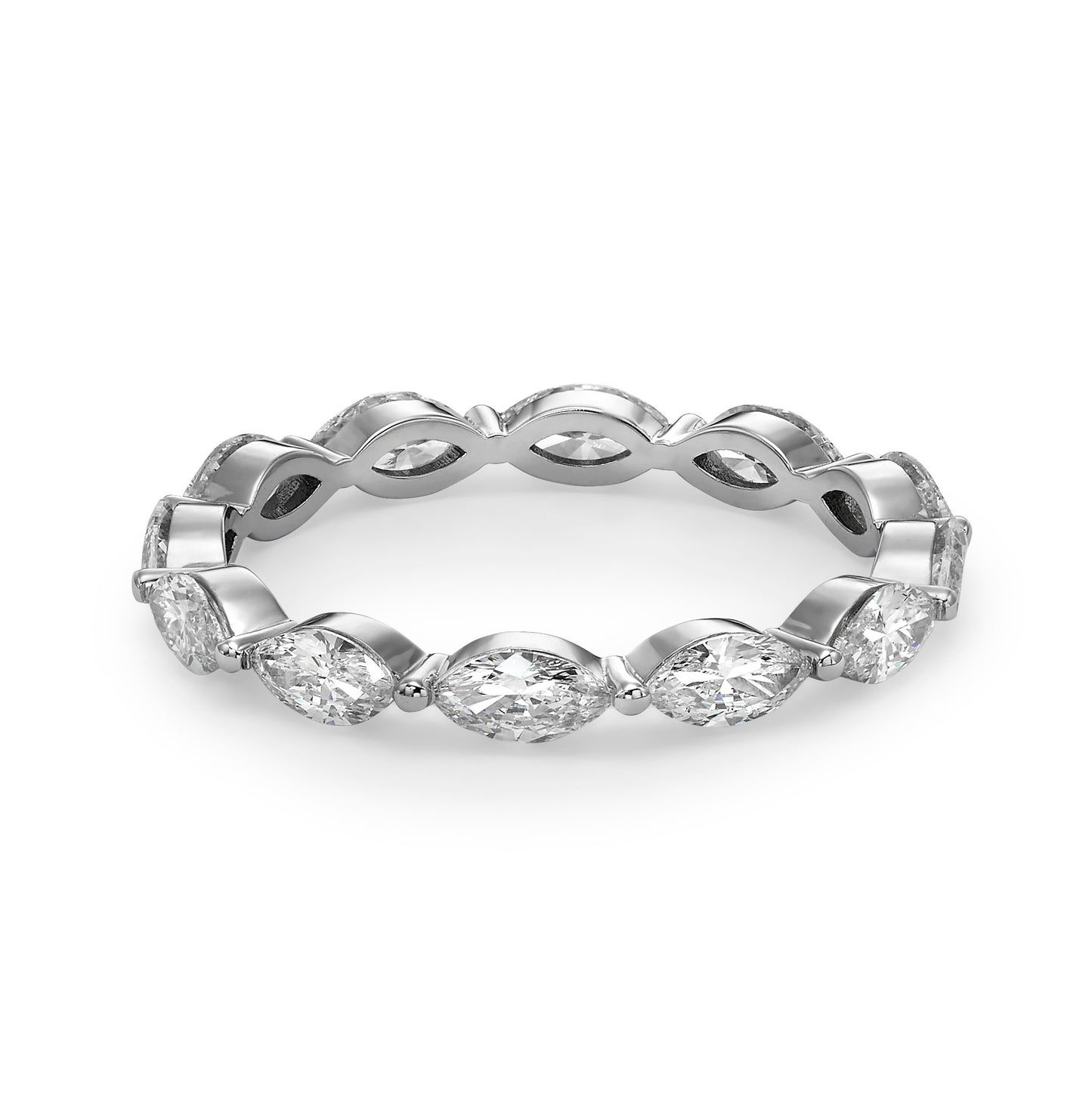 1.30 ct Marquise Cut Diamond Eternity Band