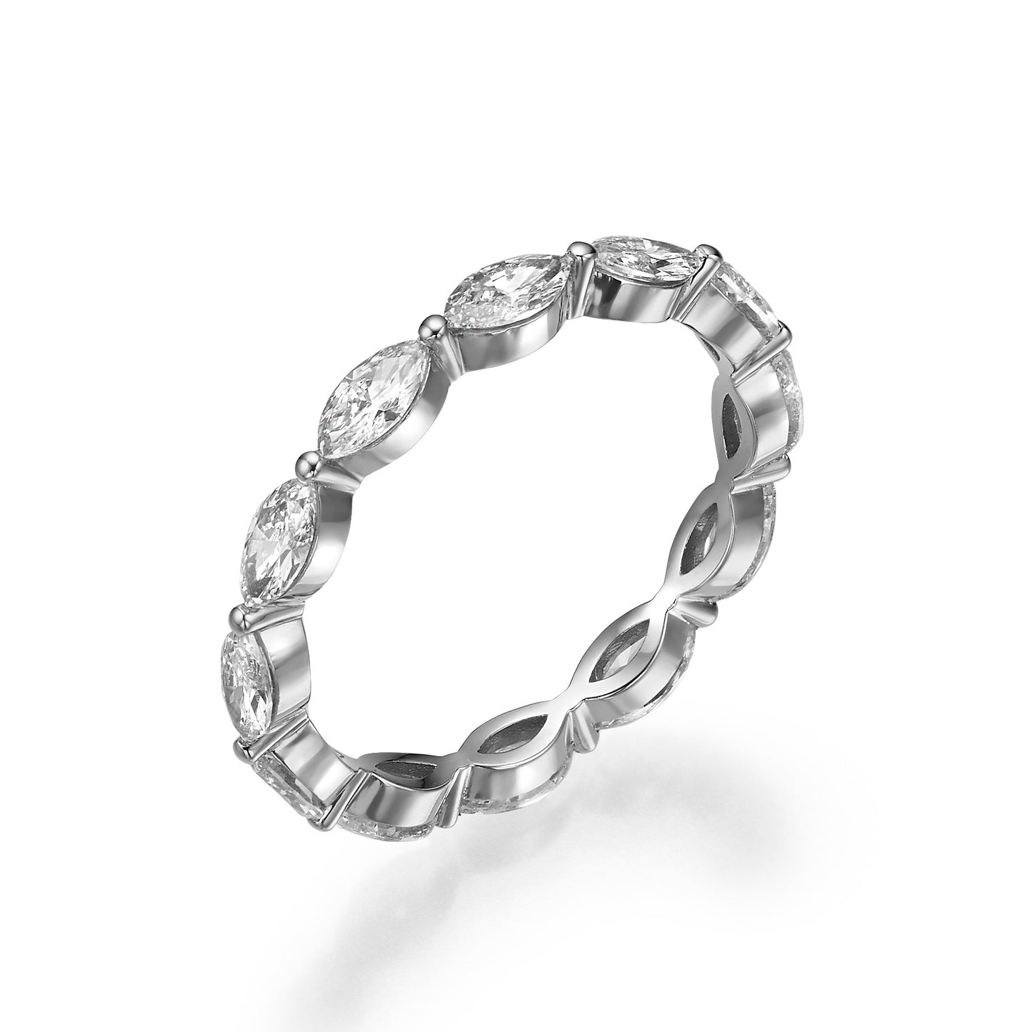 1.30 ct Marquise Cut Diamond Eternity Band