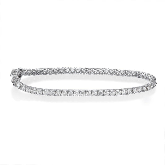 4.50 ct Round Brillant Cut Diamond Tennis Bracelet - BenzDiamonds