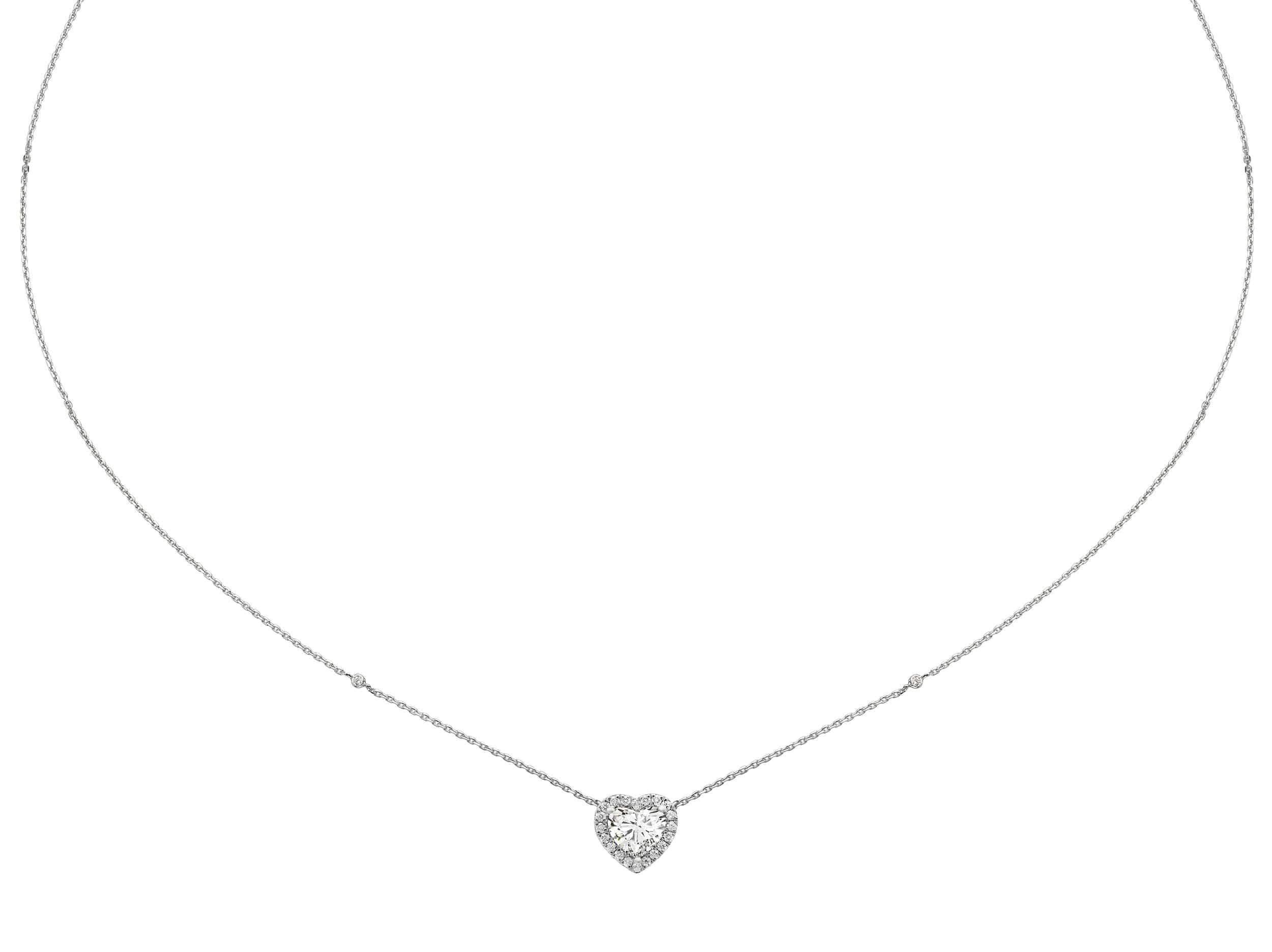 1.28 ct Heart Shaped Diamond Necklace Pendant – Benz & Co Diamonds