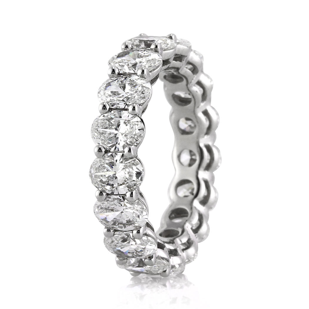 7 ct Oval Cut Diamond Eternity Band