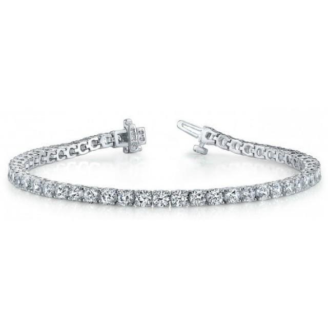 2.50 ct Round Brilliant Cut Diamond Tennis Bracelet – Benz & Co Diamonds