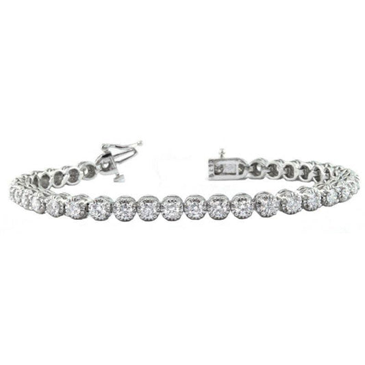 1 ct Round Brilliant Cut Diamond Tennis Bracelet - BenzDiamonds